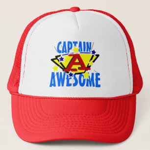 Captain Awesome Funny Trucker Hat