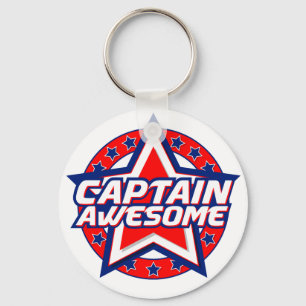 Captain Awesome Key Ring