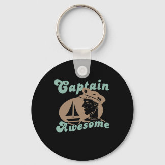 Captain Awesome Key Ring