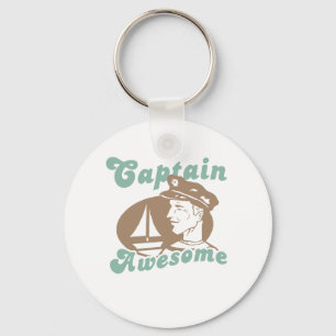 Captain Awesome Key Ring