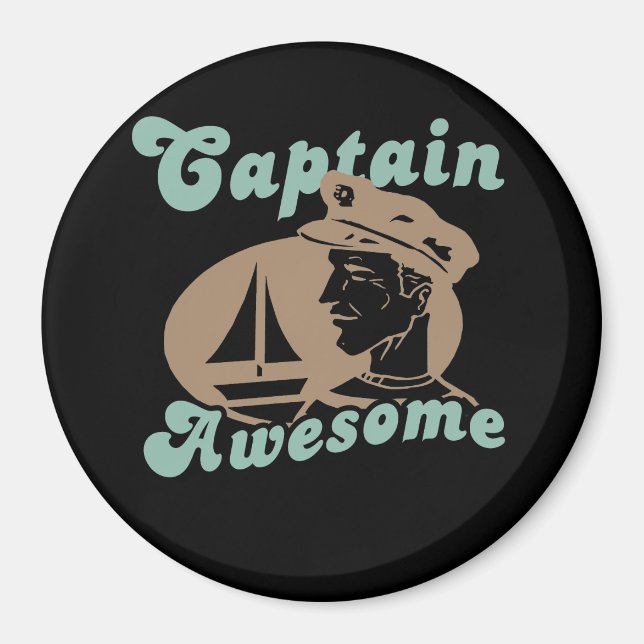 Captain Awesome Magnet (Front)