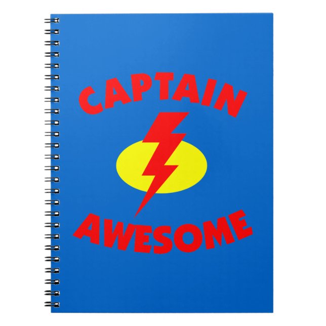 Captain Awesome Notebook (Front)