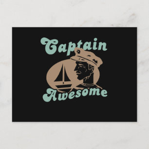 Captain Awesome Postcard