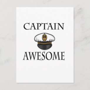Captain Awesome Postcard