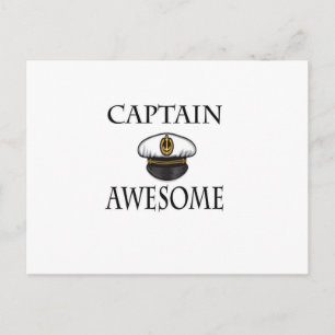 Captain Awesome Postcard