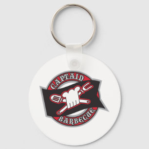 Captain Barbecue Key Ring