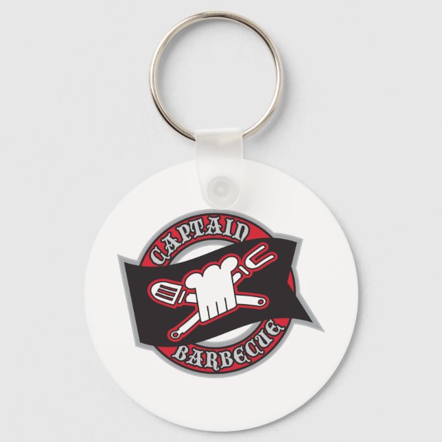 Captain Barbecue Key Ring (Front)