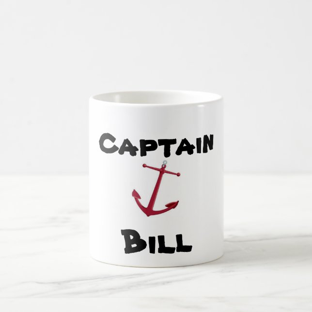 Captain, Bill Coffee Mug (Center)