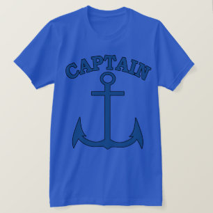 Captain Blue Anchor  American Apparel T-Shirt