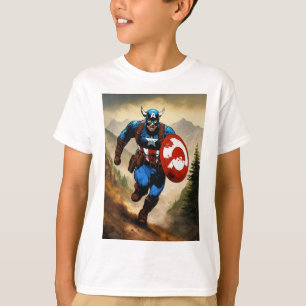 "Captain Boarica: A Hilarious Marvel Mashup in the T-Shirt