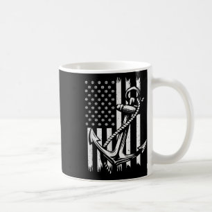 Captain Boat Sailor Anchor Vintage Nautical Sailin Coffee Mug