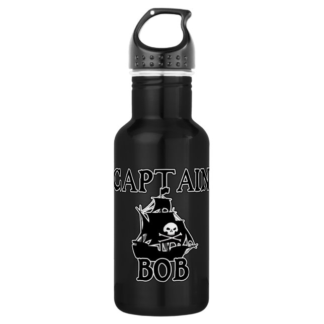 Captain Bob (Pirate Ship) 532 Ml Water Bottle (Front)