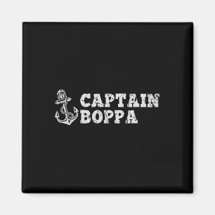 Captain Boppa Sailing Boating Vintage Boat Anchor Magnet