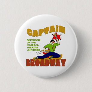 Captain Broadway (lite skin) Button