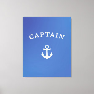 Captain Canvas Print