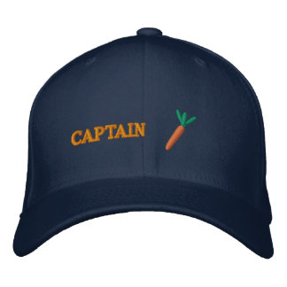 Captain Carrot Embroidered Hat