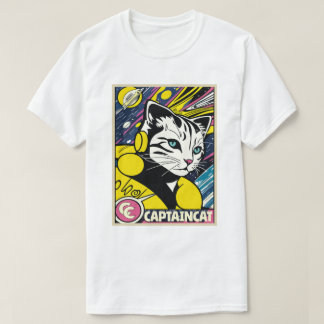Captain Cat Of Space T-Shirt