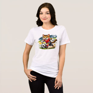 Captain Cat: The Soccer Sprint Tri-Blend Shirt