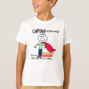 Captain Chemo Childhood Cancer Support T-Shirt
