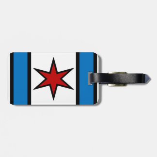 Captain Chicago Modern Shield Luggage Tag