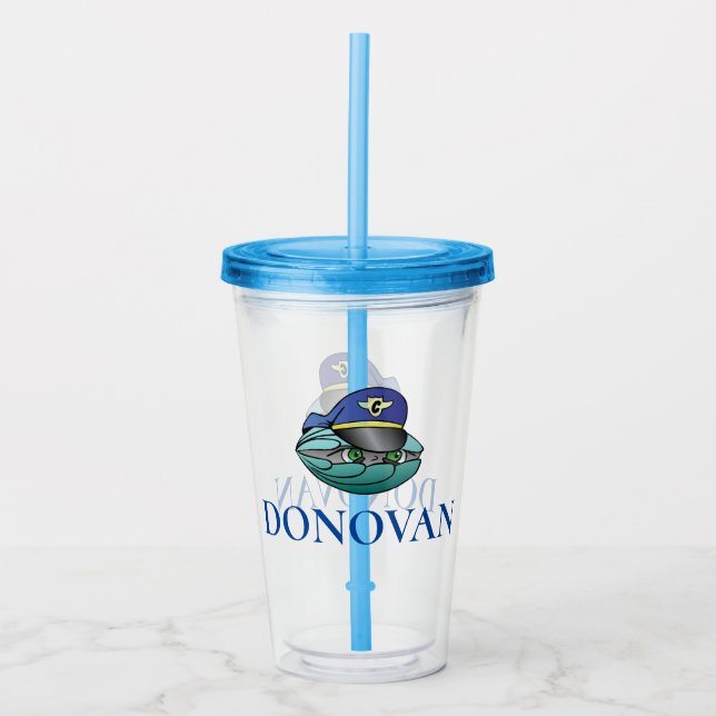 Captain Clam Acrylic Tumbler (Front)