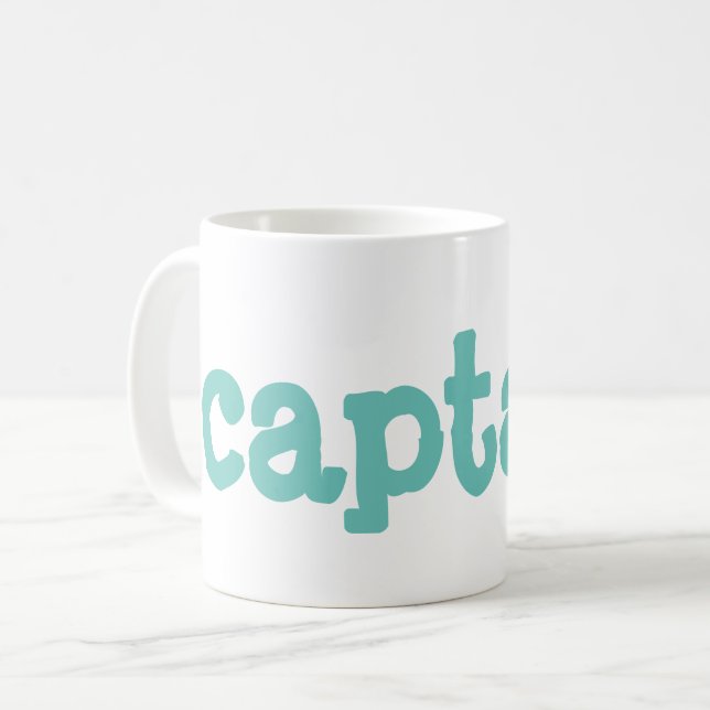 captain coffee mug (Front Left)
