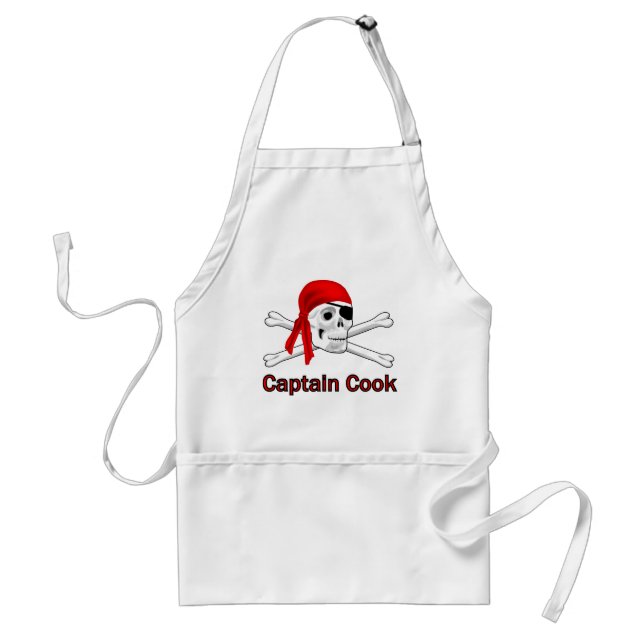 Captain Cook Pirate Apron (Front)
