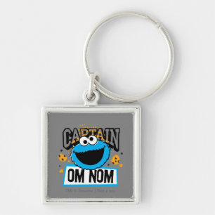 Captain Cookie Monster Key Ring