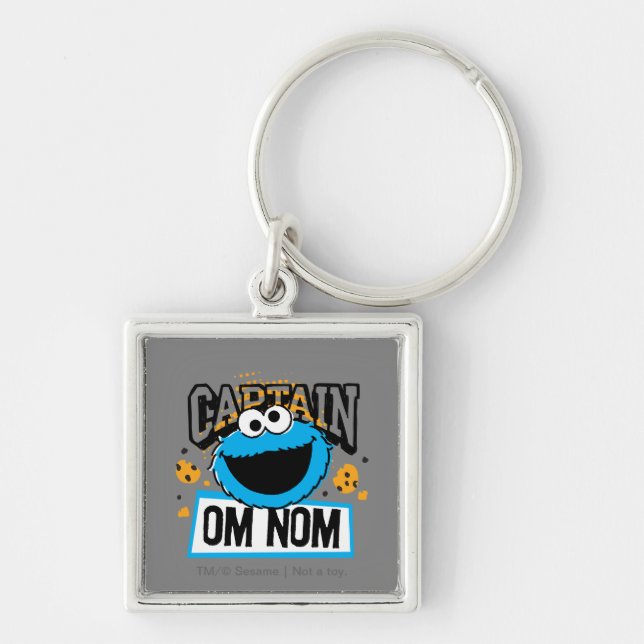 Captain Cookie Monster Key Ring (Front)