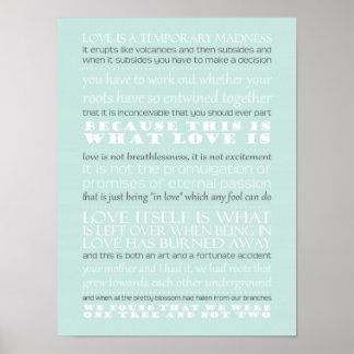 Captain Corelli's Mandolin Quote Poster