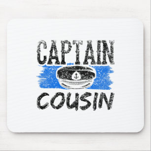 Captain Cousin Yacht Crew Boat Ship Mouse Mat