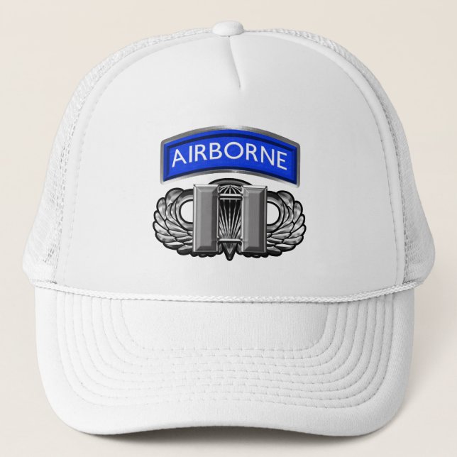 Captain CPT Airborne Trucker Hat (Front)