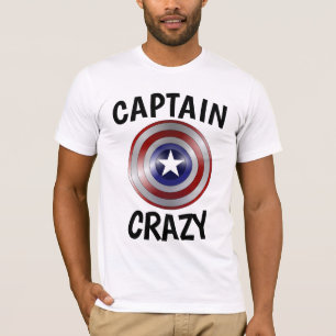 CAPTAIN CRAZY, Funny Men's T-shirts