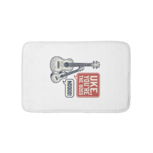 Captain Dad Anchor Vintage Shirt Design_1 Bath Mat