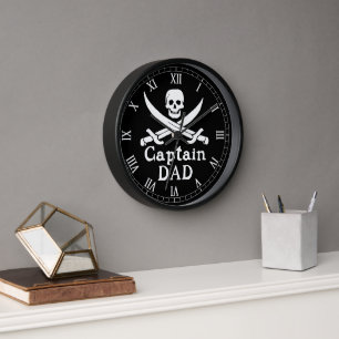 Captain Dad - Classic Clock