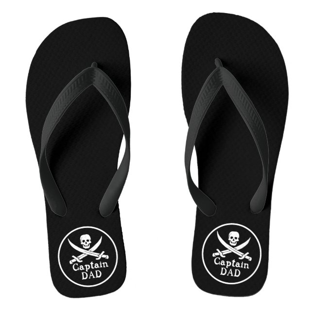 Captain Dad - Classic Flip Flops (Footbed)