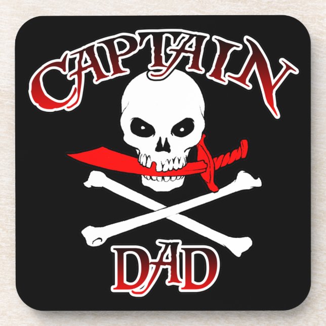 Captain Dad Coaster (Front)