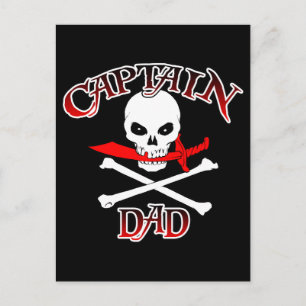 Captain Dad (Cutlass) Postcard