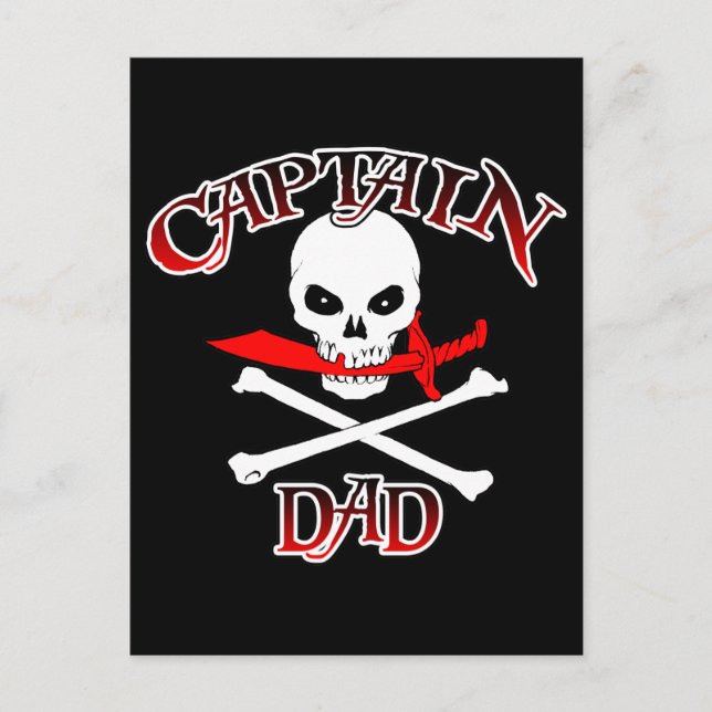 Captain Dad (Cutlass) Postcard (Front)