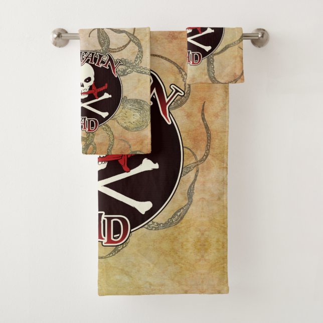 Captain Dad - Embraced by the Deep Bath Towel Set (Insitu)