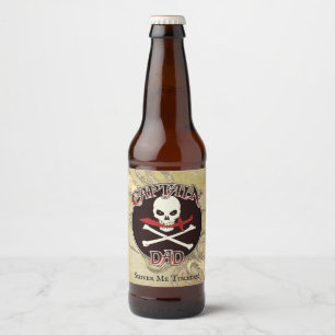 Captain Dad - Embraced by the Deep Beer Bottle Label