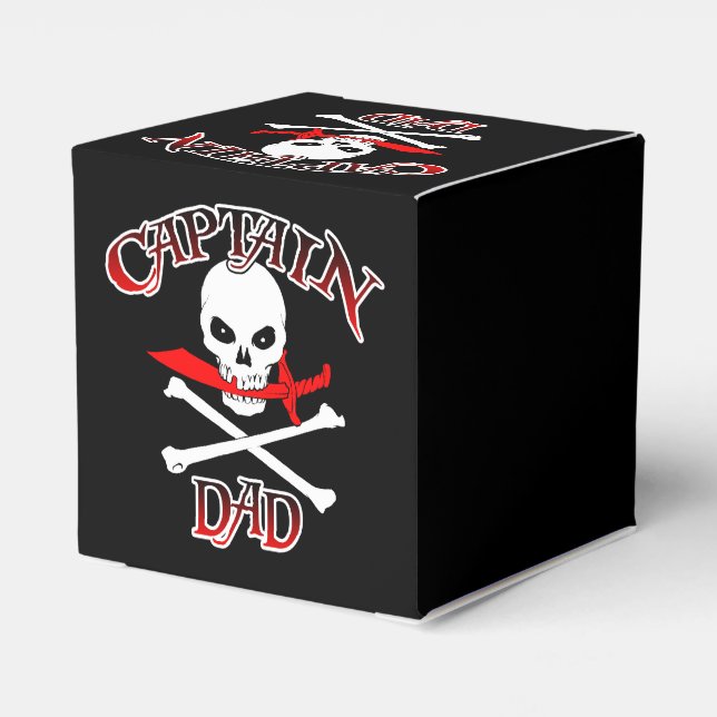 Captain Dad  Favour Box (Back Side)