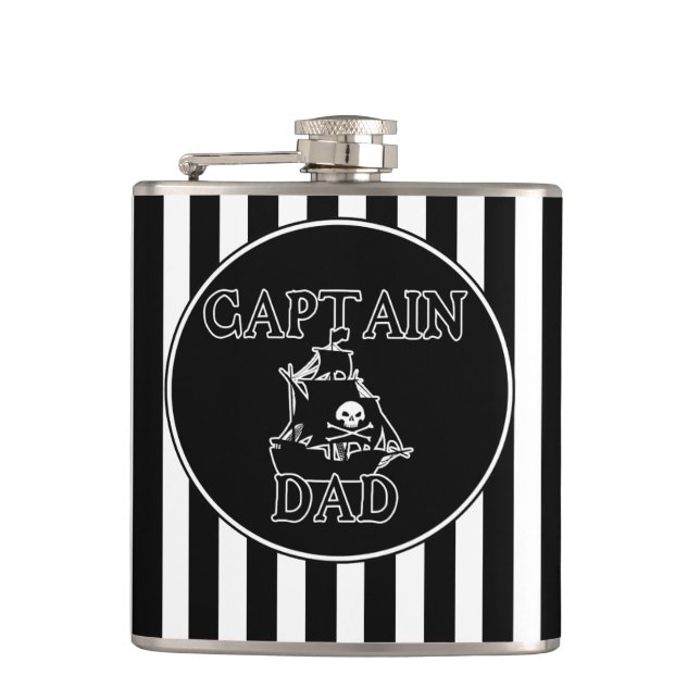 Captain Dad Flask (Front)