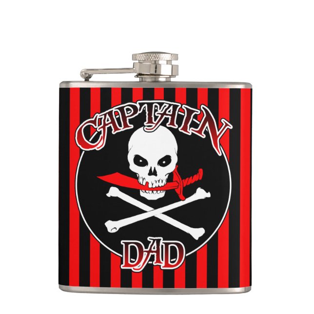 Captain Dad Flask (Front)