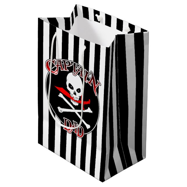 Captain Dad Gift Bag (Front Angled)