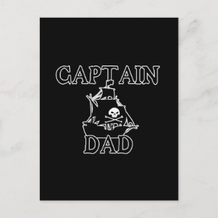 Captain Dad Postcard