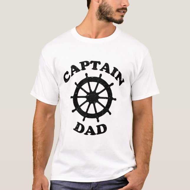 CAPTAIN DAD T-Shirt (Front)