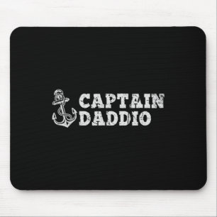 Captain Daddio Sailing Boating Vintage Boat Anchor Mouse Mat
