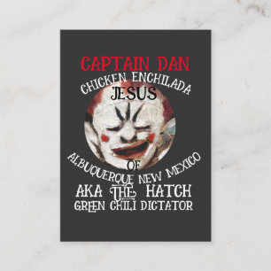 CAPTAIN DAN CHICKEN ENCHILADA JESUS ALBUQUERQUE NM ENCLOSURE CARD