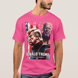 Captain Donald Trump Vs Thanos Biden 2 Trumps New T-Shirt